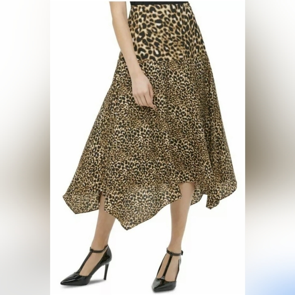 Leopard Print Maxi Skirt
